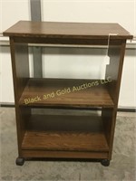Rolling TV stand