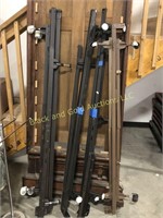 Group of three Hollywood bed frames