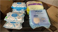 6 Packs of Unscented baby Wipes and 2 Packs of