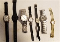 (7) Misc Vintage & Modern Wrist Watches
