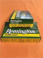 40 rounds of Remington  30–06 Springfield 150