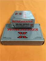 Two boxes of Winchester 30–06 Springfield, 150