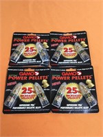 Four packs of  Ammo .177 power pellets