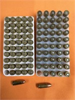 100 rounds of 9 mm Luger ammunition