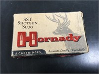 Hornady SST shotgun slugs, one box