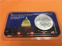 2000 uncirculated US silver eagle