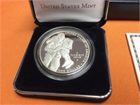 2011 Medal of Honor proof silver dollar