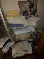CONTENTS OF LOWER CLOSET ON FLOOR