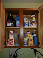 CONTENTS OF RIGHT LAUNDRY ROOM CABINET