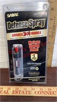 Sabre Defense Spray 3 in 1 Formula. Pepper