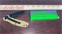 New Schrade Pocket Knife in box w/ belt clip