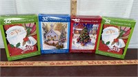 4 New Boxes of 32ct. Christmas Cards