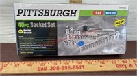 Pittsburgh 40 pc. Socket Set w/ 3/8 inch Ratchet