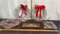 Christmas Wreaths & Welcome Sign
