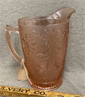 Sandwich Glass Peach Pitcher