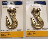 1 pair of chain hooks