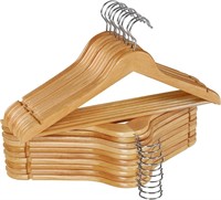 Utopia Home Premium Wooden Hangers - 20 PACK