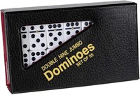 Dominoes Double 9 Nine Jumbo Size w Spinners