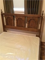 Four piece queen size bedroom set, Large dresser