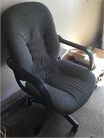Office chair, seat is worn a little