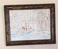 Winter Forest Art - Pat Coker