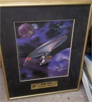 Framed Star Trek Art