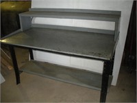 Steel Work Bench 1/2 Thick Top 60 x 31 x 46