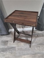 Folding Table with Removable Tray