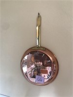 Copper wall clock