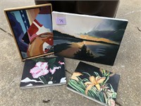 4 Paintings by Home Owner Artist