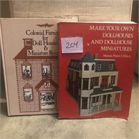 Qty 2 Books - Doll Houses