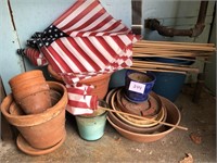 Planters & American Yard Flags