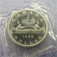 1966 SILVER DOLLAR in SEALED PACKAGE