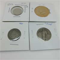 USA MIXED COINS 5c TO 50c