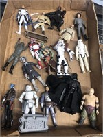 Group of Star Wars action figures