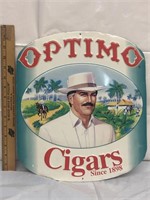OPTIMO Cigars sign