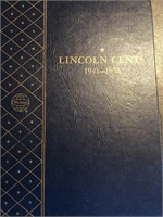 Lincoln cents penny book 1941 to 1958 coins
