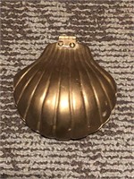 Solid brass clam shell