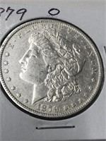 1879 O  Morgan silver dollar