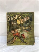 Vintage babes in the Wood story book front cover
