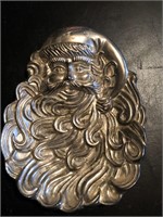 Vintage international silver Santa Claus tray