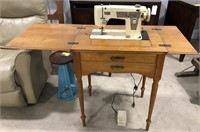 Sewing Table w/ Brother Model C Sewing Machine