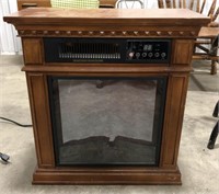 Allen Electric Fireplace, measures 24in x 10.5in