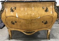 Vintage French Louis xv cammode marble top