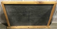 Wood framed chalkboard for kids room or workshop