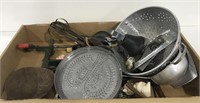 Various antique kitchen supplies