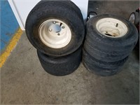 golf cart rims and tires