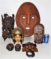 Mask Around the World - Wood, Pottery