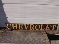Painted CHEVROLET SIgn