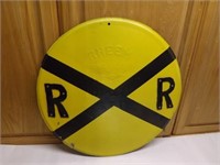 Painted Lid RailRoad Sign